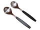Georg Jensen 
Black Strata, 
dessert spoon.
Designed by 
Henning Koppel 
in 1975.
Stainless ...