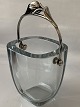 Ice bucket with 
silver mounting
The stamp. AND 
925 sterling.
Height of 
glass 13 cm 
with ...
