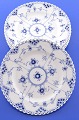 Royal 
Copenhagen 
porcelain. 
Royal 
Copenhagen Blue 
Fluted full 
lace. Dinner 
plate no. 
1/1084. ...