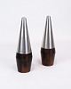 Salt and pepper 
shaker in steel 
and rosewood, 
designed by 
Lone Sach for 
A&B Design. 
Lone Sach is 
...
