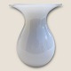 Holmegaard, 
Shap vase, 
White, 17cm 
high, 12.5cm in 
diameter 
*Perfect 
condition*