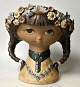 Lladro girls 
head, 20th 
century, Spain. 
No. 1109.