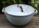 Hjorth ceramic 
terrine with 
lid, 21st 
century 
Bornholm, 
Denmark. Light 
gray and brown 
glaze. Lid ...