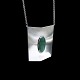 Ejnar Olsen - 
Copenhagen. 
Large Sterling 
Silver Pendant 
with Green 
Agate.
Designed and 
crafted ...