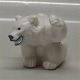 Royal 
Copenhagen 
Stoneware. 233 
(1003 233) 
Polar bear 
White bear cub 
paw up Knud 
Kyhn (0233) In 
...
