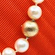 Ole Lynggaard; 
A pearl 
necklace with 
clasp in 14k 
gold