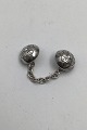 Niels Erik From 
Sterling Silver 
"Clasp" 
Measures Button 
Diam 1.7 cm 
(0.66 oz) Chain 
6 cm (2.36 ...