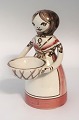 Lars Syberg 
ceramic figure. 
Pink. Salt and 
pepper. Height 
16.5 cm