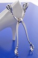 Georg Jensen 
sterling 
silver. 
Ornamental 
cutlery, Ice 
tongs, length 
14.6 cm. 5 3/4 
inches. From 
...