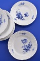 Royal 
Copenhagen 
porcelain. RC 
Blue 
flower/curved. 
Flat, plate no. 
10/1624. 
Diameter 20 cm. 
7 ...