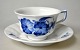Royal 
Copenhagen, 
Teacup with 
saucer, blue 
flower, 
angular, 8500, 
20th century. 
Copenhagen, ...