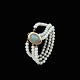 Paul Asger 
Larsen. 
Three-strand 
Pearl Bracelet 
with 14k ...