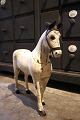 Decorative 
Swedish 19th 
century wooden 
horse in 
off-white color 
and with a 
super fine 
patina, ...