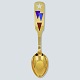 A. Michelsen; 
Christmas spoon 
1954, Søren 
Sass