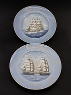 Bing & Grndahl a pair of ship's plates