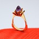 Ole Lynggaard 
jewellery.
Charlotte 
Lynggaard; An 
amethyst ring 
in 14k gold. 
Ring size ...