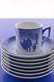 Royal 
Copenhagen 
porcelain. RC. 
Christmas cup, 
"Brining home 
the Christmas 
tree", 1980. 1. 
...