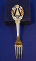 Michelsen 
Christmas 
spoons and 
forks of Danish 
gilt sterling 
silver. 
Anton 
Michelsen 
Christmas ...