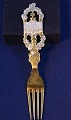 Michelsen 
Christmas 
spoons and 
forks of Danish 
gilt sterling 
silver. 
Anton 
Michelsen 
Christmas ...