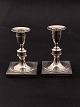 A pair of 830 
silver 
candlesticks H. 
12 cm. foot 8 x 
8 cm. subject 
no. 599452