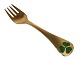 Georg Jensen 
guilded 
sterling 
silver, Year 
fork from 1979 
from the Year 
Spoon ...