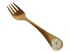 Georg Jensen 
guilded 
sterling 
silver, Year 
fork from 1981 
from the Year 
Spoon ...