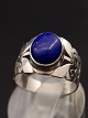 Sterling silver 
ring size 57 
with lapis 
lazuli stamped 
925 item no. 
600055