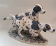 Dahl Jensen figurine 1278 Two English setters on base (LJ) 40 cm
