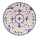 Royal 
Copenhagen blue 
fluted half 
lace deep plate 
570
D: 24,5cm