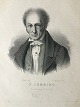 Litografi af 
Edvard Lehmann 
- Portræt af 
Violinisten ...
