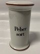 Bing & Grøndahl 
Apothecary 
Series Black 
pepper, Spice 
jar.
Height 11.5 
cm.
Decoration ...
