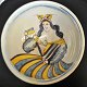 Large deep 
Makkum dish, 
approx. 1750, 
Netherlands. 
Polychrome 
decorated in 
brown, blue and 
...
