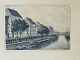 Radering af 
Martin F. 
Larsen - 
Snorrebroen, 
...