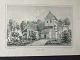 Radering af 
F.E. Bording - 
Paarup Kirke ca 
1865.