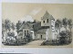 Litografier af 
Paarup Kirke på 
Fyn 1867.