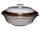 Royal 
Copenhagen 
Decoration 607 
- white with 
gold edge on 
the same shape 
as Dagmar, 
lidded ...