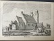 Litografi - 
Tveje Merløse 
Kirke 1854.