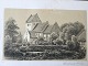Litografi af 
Kullerup Kirke 
på Fyn ca. 
1865.