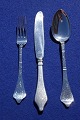 Antique Rokoko 
or Antique 
Danish solid 
silver flatware 
cutlery Danish 
table 
silverware of 
three ...