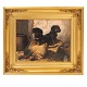 Simon Simonsen, 
1841-1928, oil 
on canvas
Two dogs. 
Signed and 
dated 1889
Visible size: 
...
