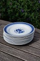 Trankebar fajance porcelæn, frokosttallerkener nr. 

1399, Ø 21,5cm