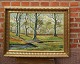 Painting by unknown artist, Forest scene.
PICKUP.