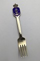 Anton Michelsen 
Commemorative 
Fork Gilded 
Sterling Silver 
1949
50th birthday 
of Kong 
Frederik ...