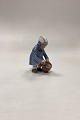 Dahl Jensen Figurine Girl with Spade and bucket No. 1151Measures 9,5cm / 3.74 inchMarked ...