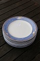 Magnolia Blue Danish porcelain, luncheon plates 22cm. OFFERS for more.