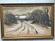 Tegning af Lars 
Nielsen 1942 - 
Vinterparti fra 
...
