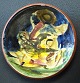 Jakobsen, 
Jørgen (1928 - 
2017) Denmark: 
Ceramic bowl. 
Polychrome 
glaze. Dia: 20 
cm. H: 6.5 cm. 
...