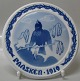 Bing & Grøndahl 
Easter Plate 
from 1919 Black 
Bird Johannes 
Acton Friis. 7 
3/8" in 
Diameter, in 
...