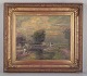 Eugène-Louis 
Gillot 
(1868-1925), 
listed French 
artist.
Oil on canvas 
mounted on 
board.
Scene ...