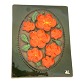 Relief med 
orange 
blomster, Jie